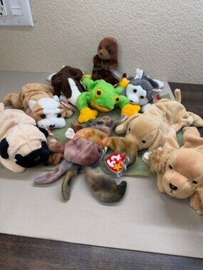 Ty Beanie Babies - 9 Pack Bundle - Great Condition